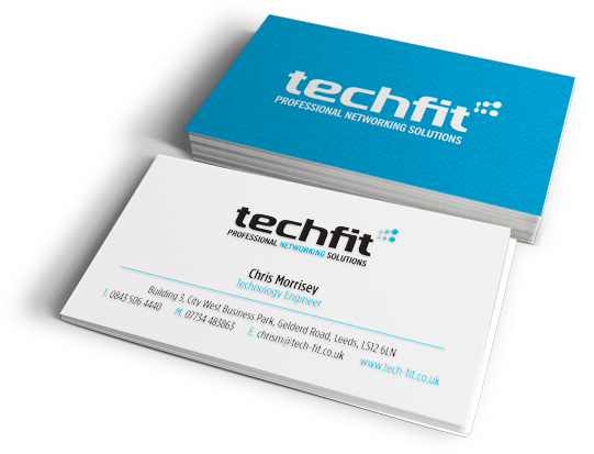 Techfit Business Card Design