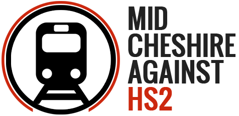 Mid Cheshire Against HS2 Logo Design